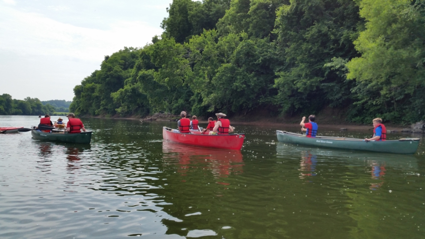 Canoeing On The James River